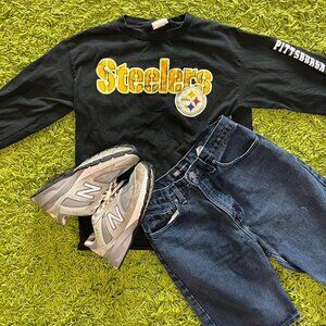 Vintage Long Sleeve Steelers Tee